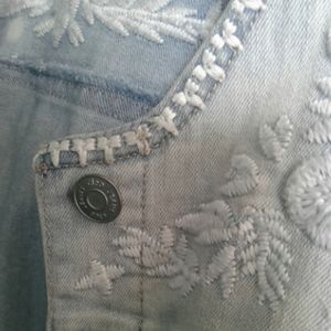 Cleo Embroidery Jean Jacket